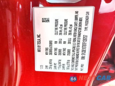 Zdjęcie 12 z 12 samochodu: 2026 TESLA MODEL 3 VIN:5YJ3E1ET8TF139757 - miniatura