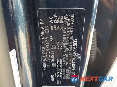Zdjęcie 12 z 12 samochodu: 2023 KIA SPORTAGE X-LINE PRESTIGE VIN:KNDPZDAH0P7032836 - miniatura