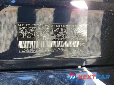 Zdjęcie 13 z 13 samochodu: 2006 LEXUS IS 350 VIN:JTHBE262262003623 - miniatura