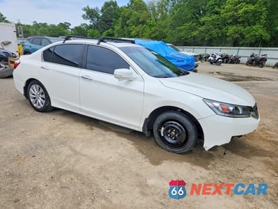 Czwarte zdjęcie samochodu z boku: 2014 HONDA ACCORD EXL VIN:1HGCR2F89EA123116 - miniatura