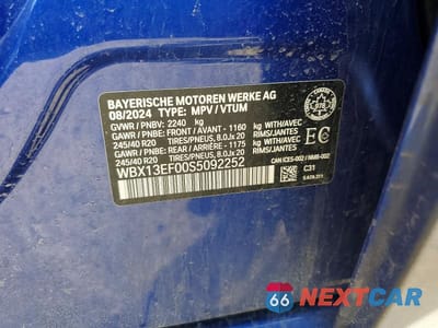 Zdjęcie 13 z 13 samochodu: 2025 BMW X1 M35I VIN:WBX13EF00S5092252 - miniatura