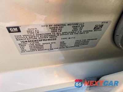 Zdjęcie 14 z 14 samochodu: 2015 CHEVROLET TAHOE C1500 LTZ VIN:1GNSCCKC8FR246220 - miniatura