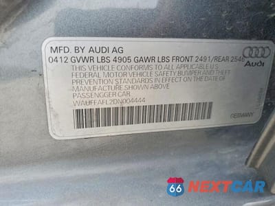 Zdjęcie 12 z 12 samochodu: 2013 AUDI A4 PREMIUM PLUS VIN:WAUFFAFL2DN004444 - miniatura
