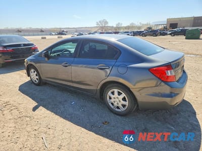 Drugie zdjęcie samochodu z przodu: 2012 HONDA CIVIC LX VIN:19XFB2F55CE061116 - miniatura