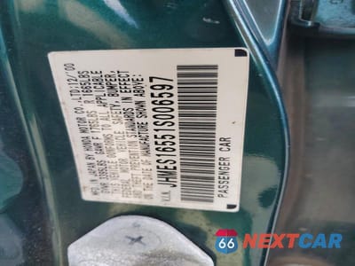 Zdjęcie 13 z 13 samochodu: 2001 HONDA CIVIC LX VIN:JHMES16551S006597 - miniatura