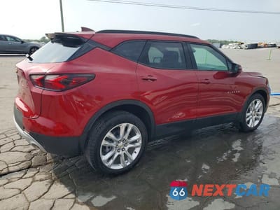 Trzecie zdjęcie samochodu z tyłu: 2022 CHEVROLET BLAZER 3LT VIN:3GNKBDRS7NS187999 - miniatura
