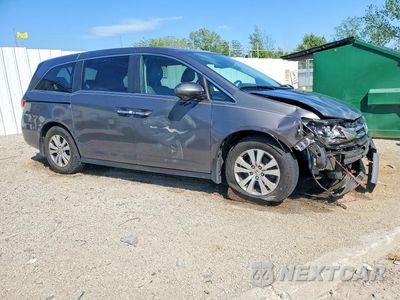 Czwarte zdjęcie samochodu z boku: 2015 HONDA ODYSSEY EXL VIN:5FNRL5H67FB008904 - miniatura