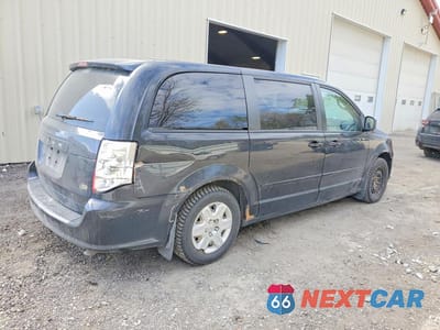 Trzecie zdjęcie samochodu z tyłu: 2012 DODGE GRAND CARAVAN SE VIN:2C4RDGBG6CR203628 - miniatura