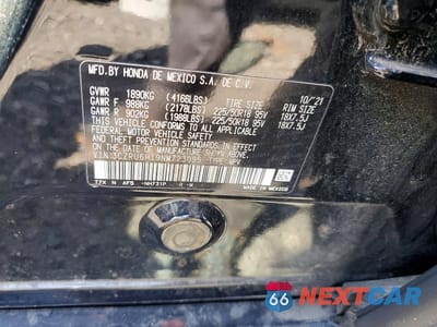 Zdjęcie 13 z 13 samochodu: 2022 HONDA HR-V SPORT VIN:3CZRU6H19NM723095 - miniatura
