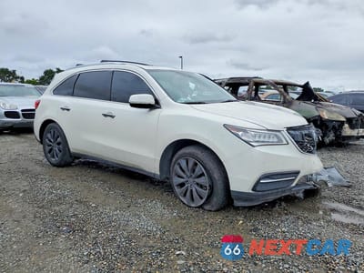 Czwarte zdjęcie samochodu z boku: 2016 ACURA MDX TECHNOLOGY VIN:5FRYD4H48GB037524 - miniatura