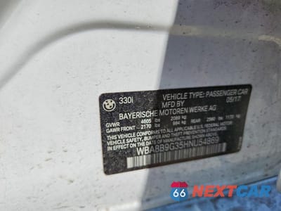Zdjęcie 13 z 13 samochodu: 2017 BMW 330I VIN:WBA8B9G35HNU54869 - miniatura