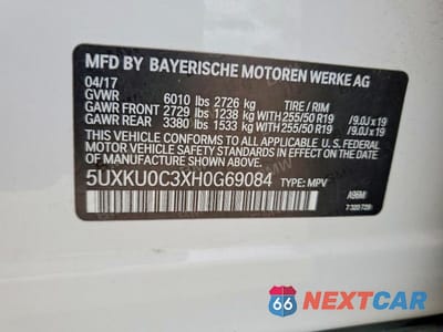 Zdjęcie 13 z 13 samochodu: 2017 BMW X6 SDRIVE35I VIN:5UXKU0C3XH0G69084 - miniatura