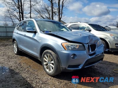 Czwarte zdjęcie samochodu z boku: 2013 BMW X3 XDRIVE28I VIN:5UXWX9C51D0A12943 - miniatura