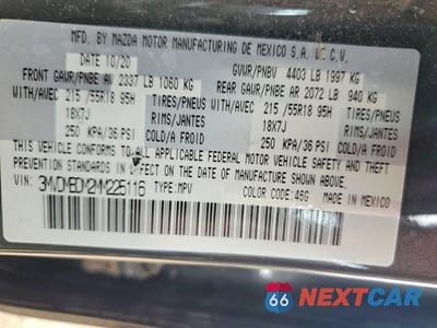 Zdjęcie 12 z 12 samochodu: 2021 MAZDA CX-30 PREMIUM VIN:3MVDMBDM2MM225116 - miniatura