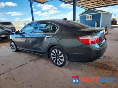 Drugie zdjęcie samochodu z przodu: 2015 HONDA ACCORD HYBRID EXL VIN:1HGCR6F57FA001238 - miniatura
