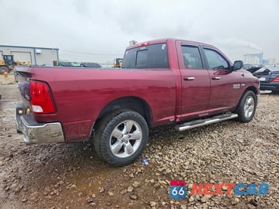 Trzecie zdjęcie samochodu z tyłu: 2018 RAM 1500 SLT VIN:1C6RR7GT2JS115363 - miniatura