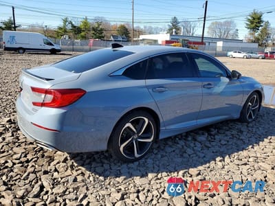 Trzecie zdjęcie samochodu z tyłu: 2022 HONDA ACCORD SPORT SE VIN:1HGCV1F42NA083271 - miniatura