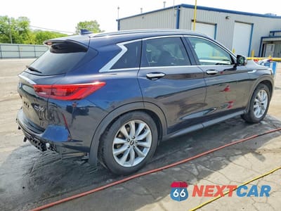 Trzecie zdjęcie samochodu z tyłu: 2019 INFINITI QX50 ESSENTIAL VIN:3PCAJ5M3XKF122968 - miniatura