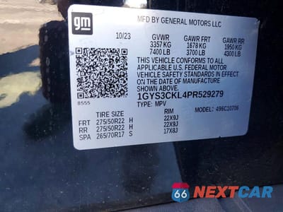 Zdjęcie 13 z 13 samochodu: 2023 CADILLAC ESCALADE PREMIUM LUXURY VIN:1GYS3CKL4PR529279 - miniatura
