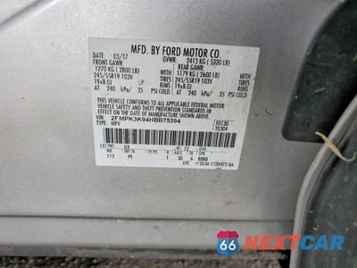 Zdjęcie 13 z 13 samochodu: 2017 FORD EDGE TITANIUM VIN:2FMPK3K94HBB75394 - miniatura