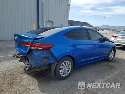 Trzecie zdjęcie samochodu z tyłu: 2018 HYUNDAI ELANTRA SE VIN:KMHD74LFXJU453584 - miniatura