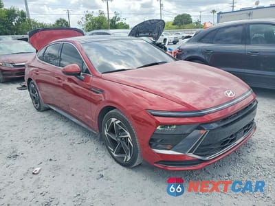 Czwarte zdjęcie samochodu z boku: 2024 HYUNDAI SONATA SEL VIN:KMHL14JA1RA350152 - miniatura