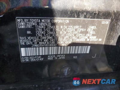 Zdjęcie 13 z 13 samochodu: 2008 TOYOTA RAV4 BASE VIN:JTMBD35V185180042 - miniatura