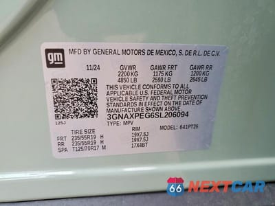 Zdjęcie 13 z 13 samochodu: 2025 CHEVROLET EQUINOX LT VIN:3GNAXPEG6SL206094 - miniatura