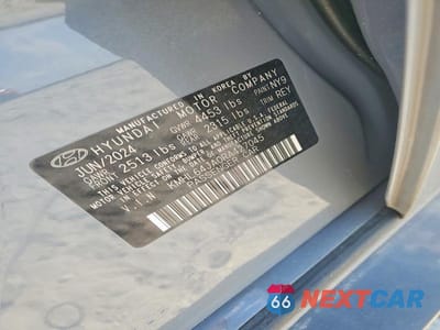 Zdjęcie 12 z 12 samochodu: 2024 HYUNDAI SONATA SEL VIN:KMHL64JA0RA427045 - miniatura