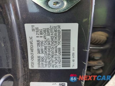 Zdjęcie 13 z 13 samochodu: 2018 HONDA ACCORD LX VIN:1HGCV1F11JA206669 - miniatura
