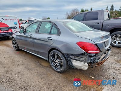 Drugie zdjęcie samochodu z przodu: 2017 MERCEDES-BENZ C 300 4MATIC VIN:55SWF4KB6HU187416 - miniatura