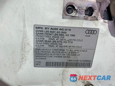 Zdjęcie 14 z 14 samochodu: 2018 AUDI Q7 PREMIUM PLUS VIN:WA1LHAF79JD039531 - miniatura