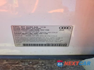 Zdjęcie 13 z 13 samochodu: 2016 AUDI Q3 PRESTIGE VIN:WA1GFCFSXGR011787 - miniatura