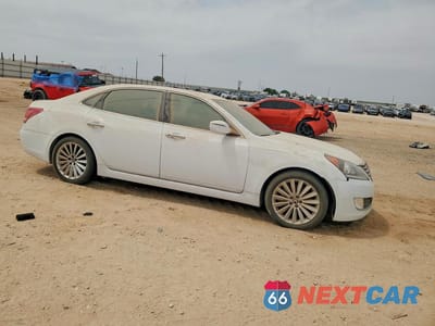 Czwarte zdjęcie samochodu z boku: 2016 HYUNDAI EQUUS SIGNATURE VIN:KMHGH4JH2GU102692 - miniatura