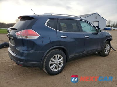 Trzecie zdjęcie samochodu z tyłu: 2016 NISSAN ROGUE SV VIN:KNMAT2MV0GP706951 - miniatura