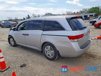 Drugie zdjęcie samochodu z przodu: 2014 HONDA ODYSSEY LX VIN:5FNRL5H28EB087110 - miniatura