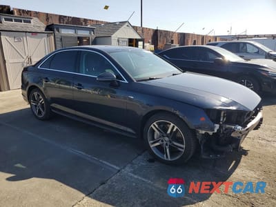 Czwarte zdjęcie samochodu z boku: 2018 AUDI A4 PREMIUM PLUS VIN:WAUENAF40JA013766 - miniatura