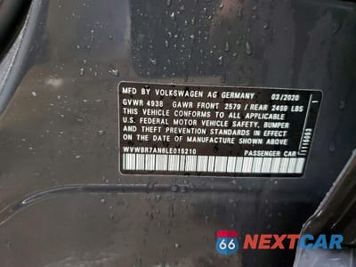 Zdjęcie 12 z 12 samochodu: 2020 VOLKSWAGEN ARTEON SE VIN:WVWBR7AN6LE015210 - miniatura
