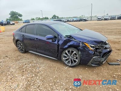 Czwarte zdjęcie samochodu z boku: 2020 TOYOTA COROLLA SE VIN:JTDS4RCE0LJ009742 - miniatura