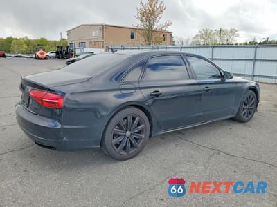 Trzecie zdjęcie samochodu z tyłu: 2018 AUDI A8 L QUATTRO VIN:WAU44AFD1JN000421 - miniatura