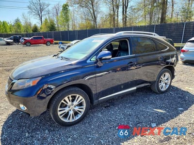 2010 LEXUS RX 450H BASE JTJBC1BA4A2006267 - główne zdjęcie licytacji z USA - miniatura