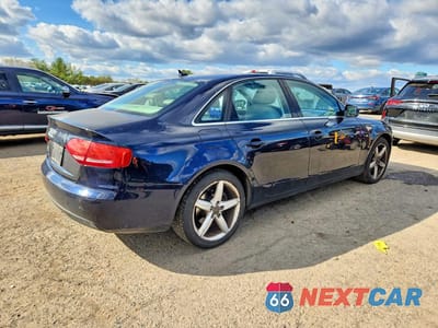 Trzecie zdjęcie samochodu z tyłu: 2010 AUDI A4 PRESTIGE VIN:WAUKFAFLXAN026055 - miniatura