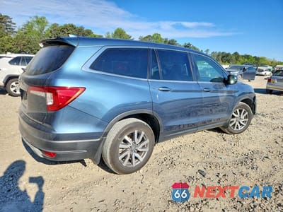 Trzecie zdjęcie samochodu z tyłu: 2019 HONDA PILOT EXL VIN:5FNYF5H55KB006900 - miniatura