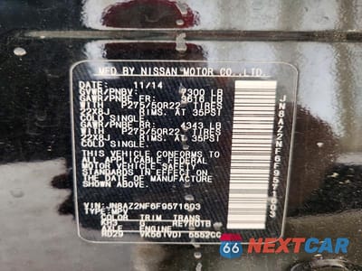 Zdjęcie 14 z 14 samochodu: 2015 INFINITI QX80 BASE VIN:JN8AZ2NF6F9571603 - miniatura
