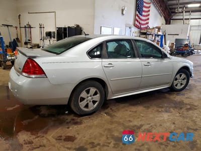 Trzecie zdjęcie samochodu z tyłu: 2010 CHEVROLET IMPALA LT VIN:2G1WB5EK5A1163995 - miniatura