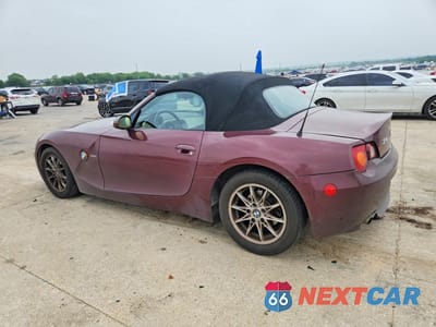 Drugie zdjęcie samochodu z przodu: 2003 BMW Z4 2.5 VIN:4USBT33403LS42249 - miniatura