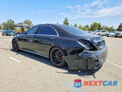 Drugie zdjęcie samochodu z przodu: 2020 MERCEDES-BENZ S 63 AMG 4MATIC VIN:W1KUG8JB4LA533128 - miniatura
