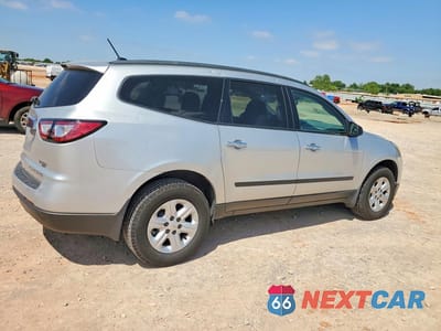 Trzecie zdjęcie samochodu z tyłu: 2014 CHEVROLET TRAVERSE LS VIN:1GNKRFED6EJ351730 - miniatura