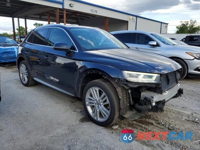Czwarte zdjęcie samochodu z boku: 2018 AUDI Q5 PREMIUM PLUS VIN:WA1BNAFYXJ2213552 - miniatura