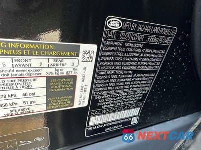 Zdjęcie 10 z 10 samochodu: 2020 LAND ROVER RANGE ROVER SPORT HST VIN:SALWS2RU2LA738718 - miniatura